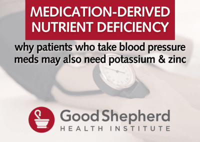Medication-Derived Nutrient Deficiencies: Why Patients on Blood Pressure Medications May Also Need Potassium and Zinc